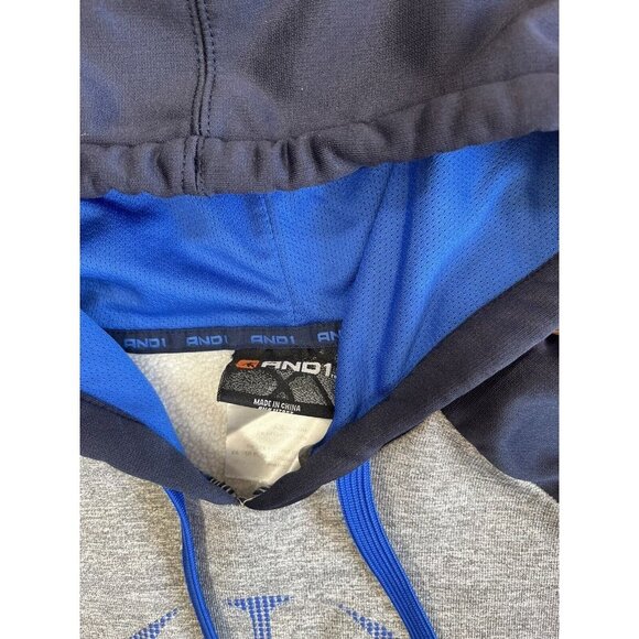 AND1 Boys Color Grey Pullover Hoodie Size S Big kids - Picture 5 of 5